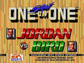 Jordan vs Bird screenshot 3 for Sega Mega Drive